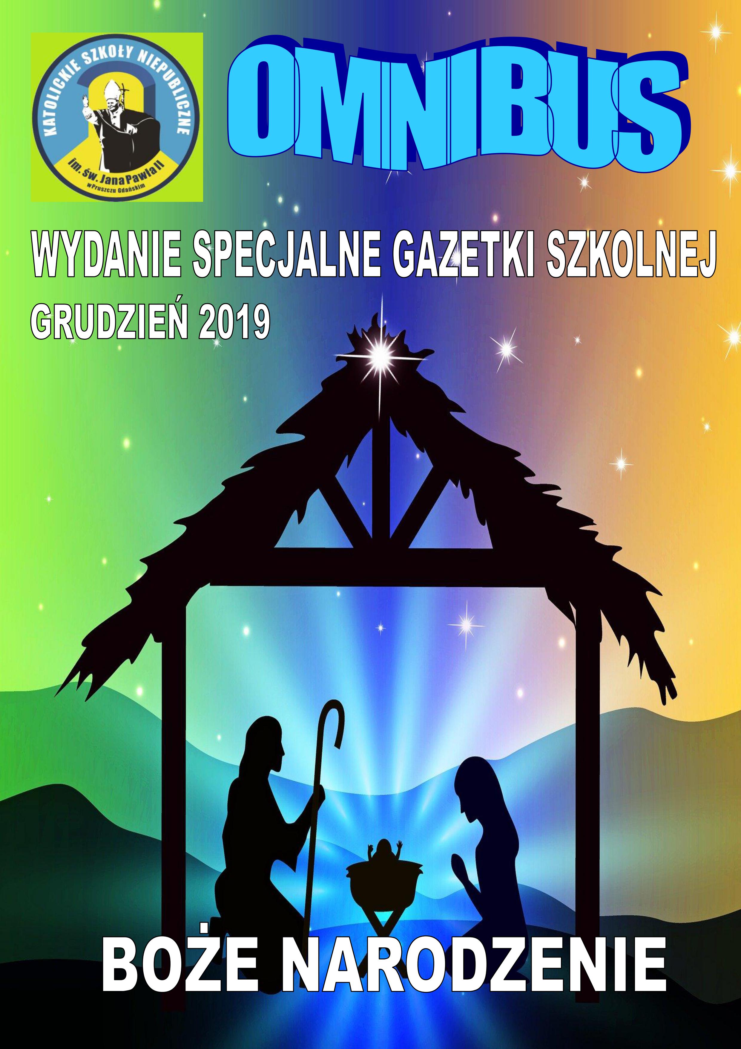 BOŻONARODZENIOWE WYDANIE GAZETKI SZKOLNEJ