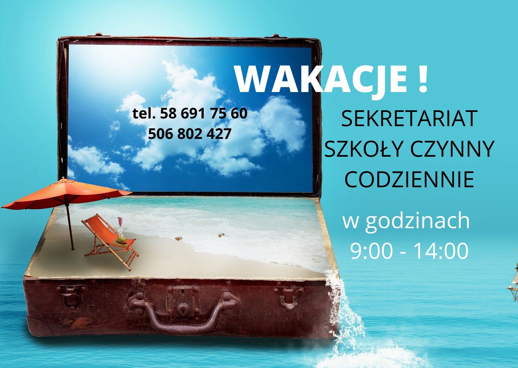 Sekretariat w czasie wakacji!