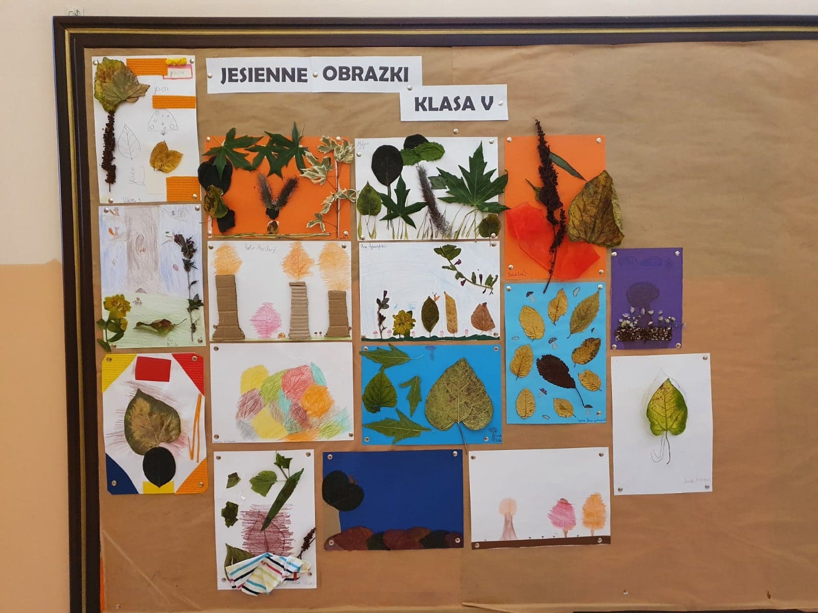 JESIENNE OBRAZKI V KLASY 