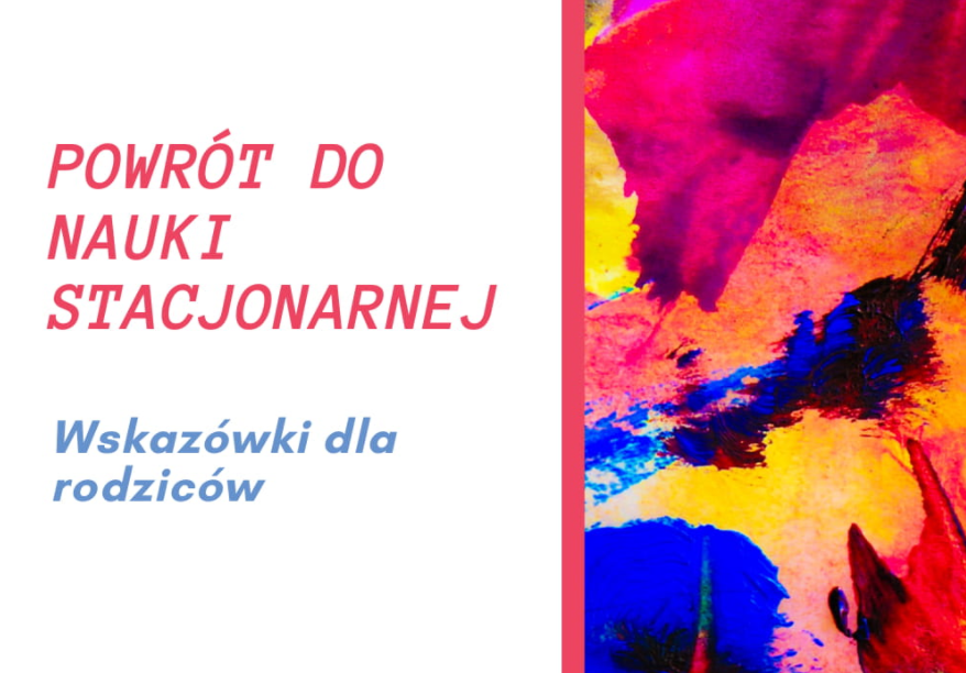 Powrót dzieci do nauki stacjonarnej