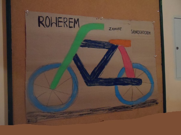 Rowerem zamiast samochodem.