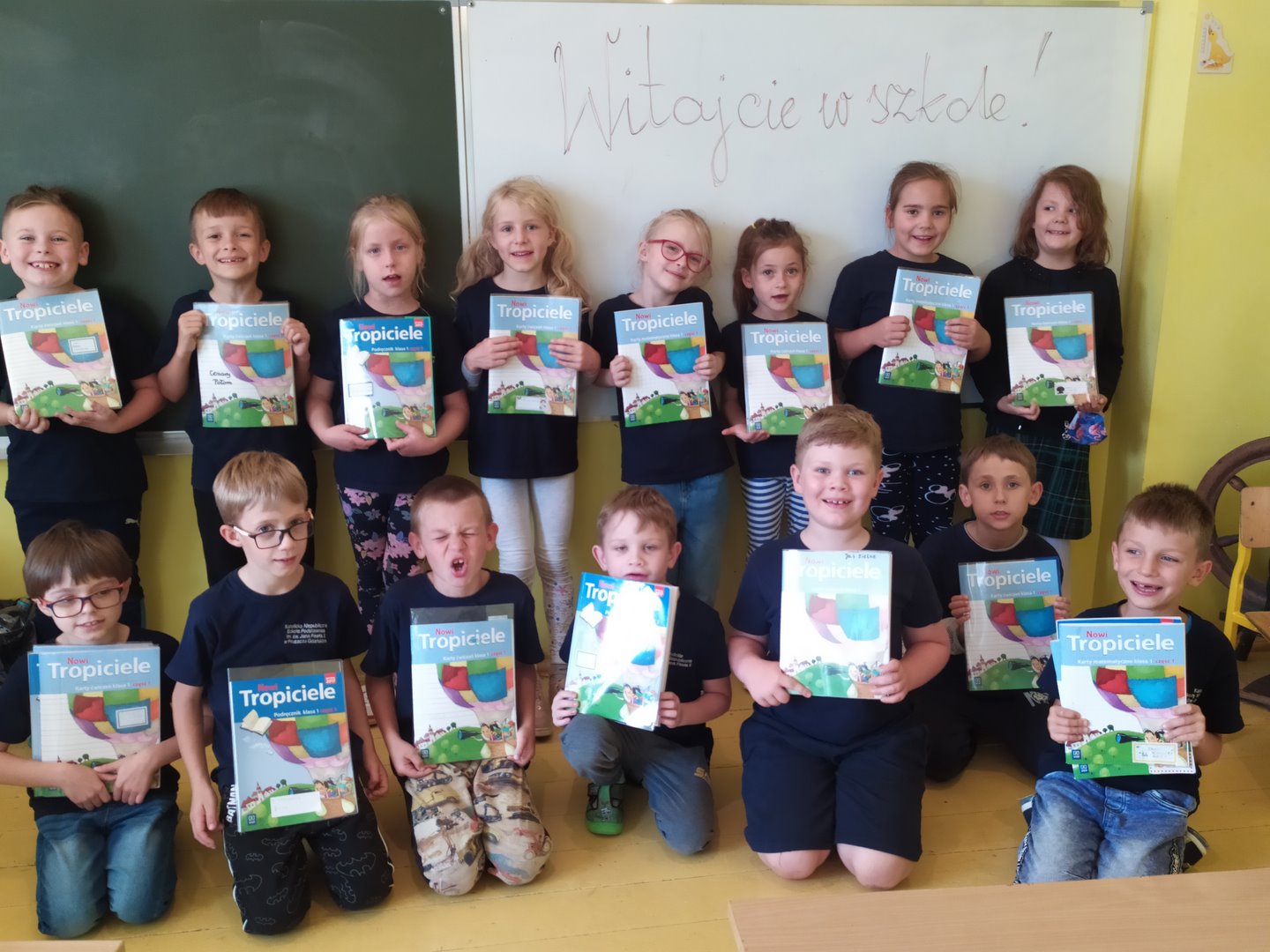 Po raz pierwszy w szkolnych ławkach...