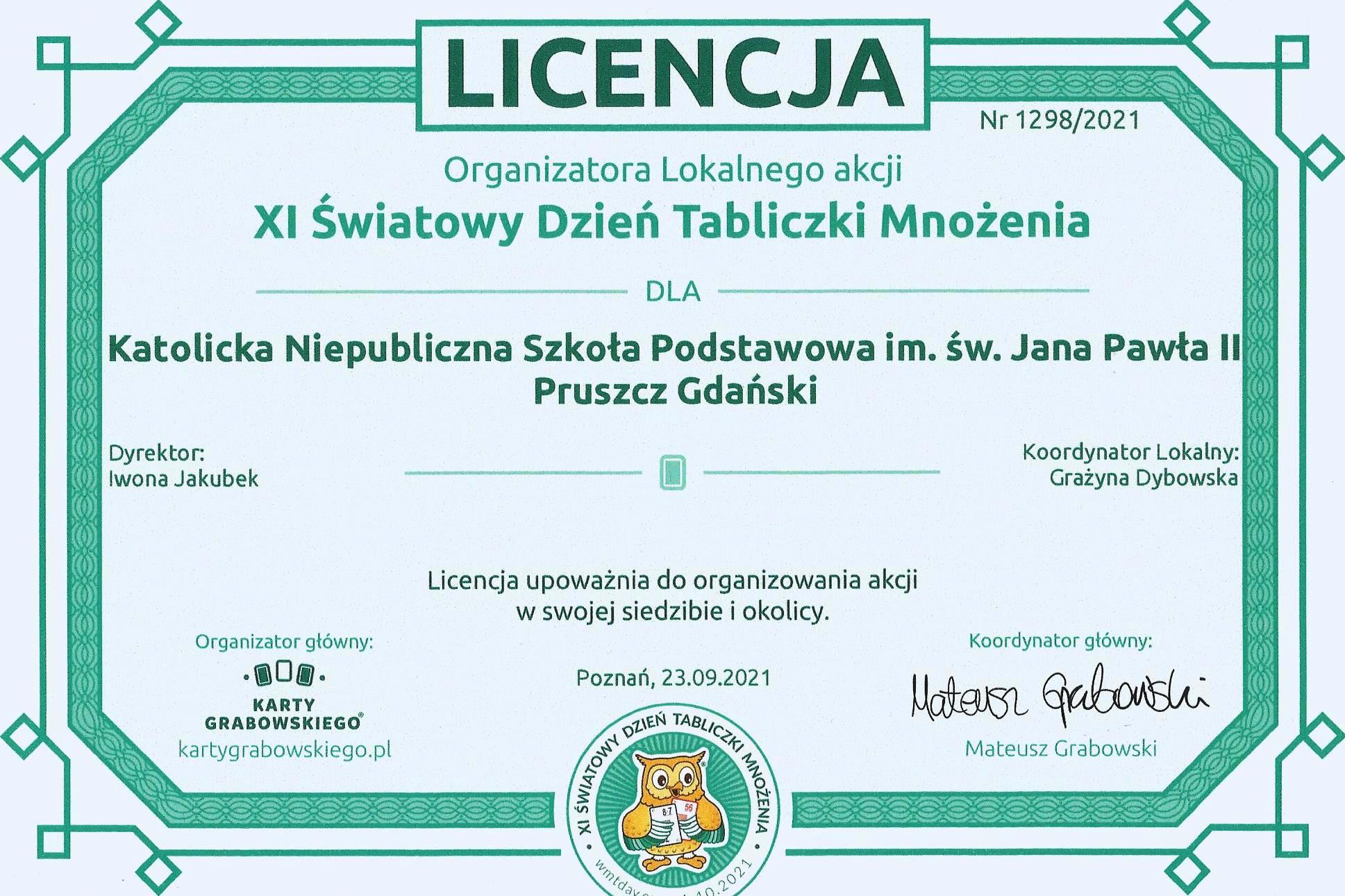 XI ŚWIATOWY DZIEŃ TABLICZKI MNOŻENIA W KNSP