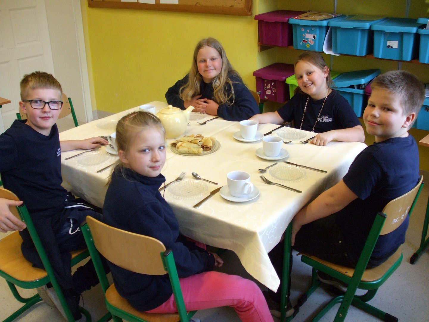 Spotkania herbatkowe klasy 4