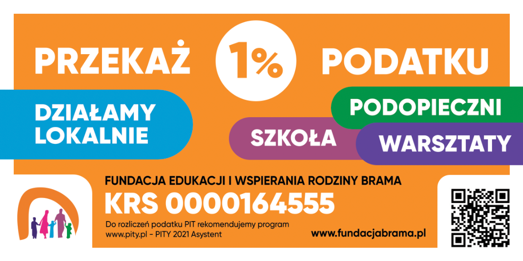 Przekaż 1% podatku na budowę CENTRUM EDUKACJI BRAMA