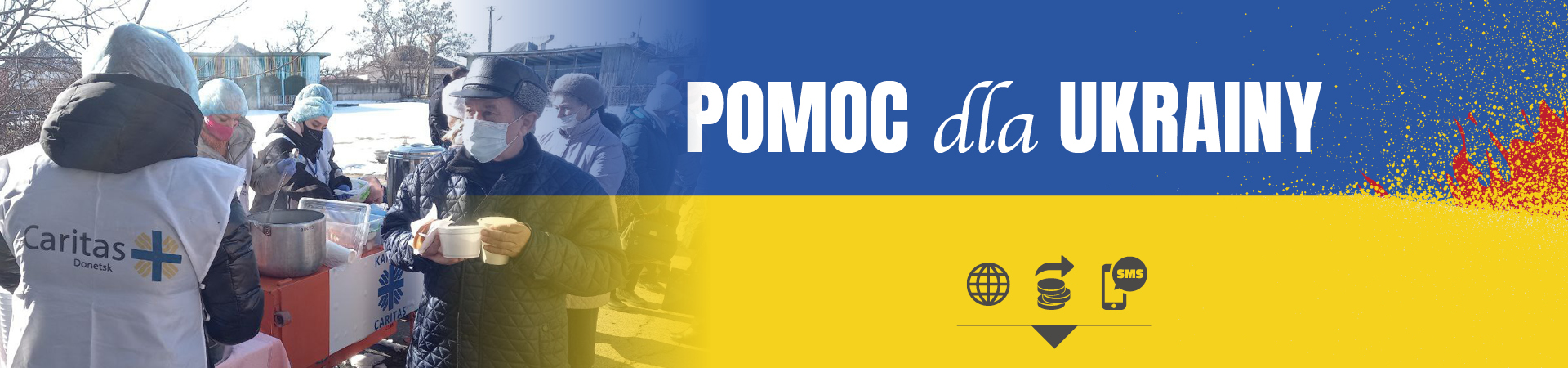 Paczka dla Ukrainy CARITAS