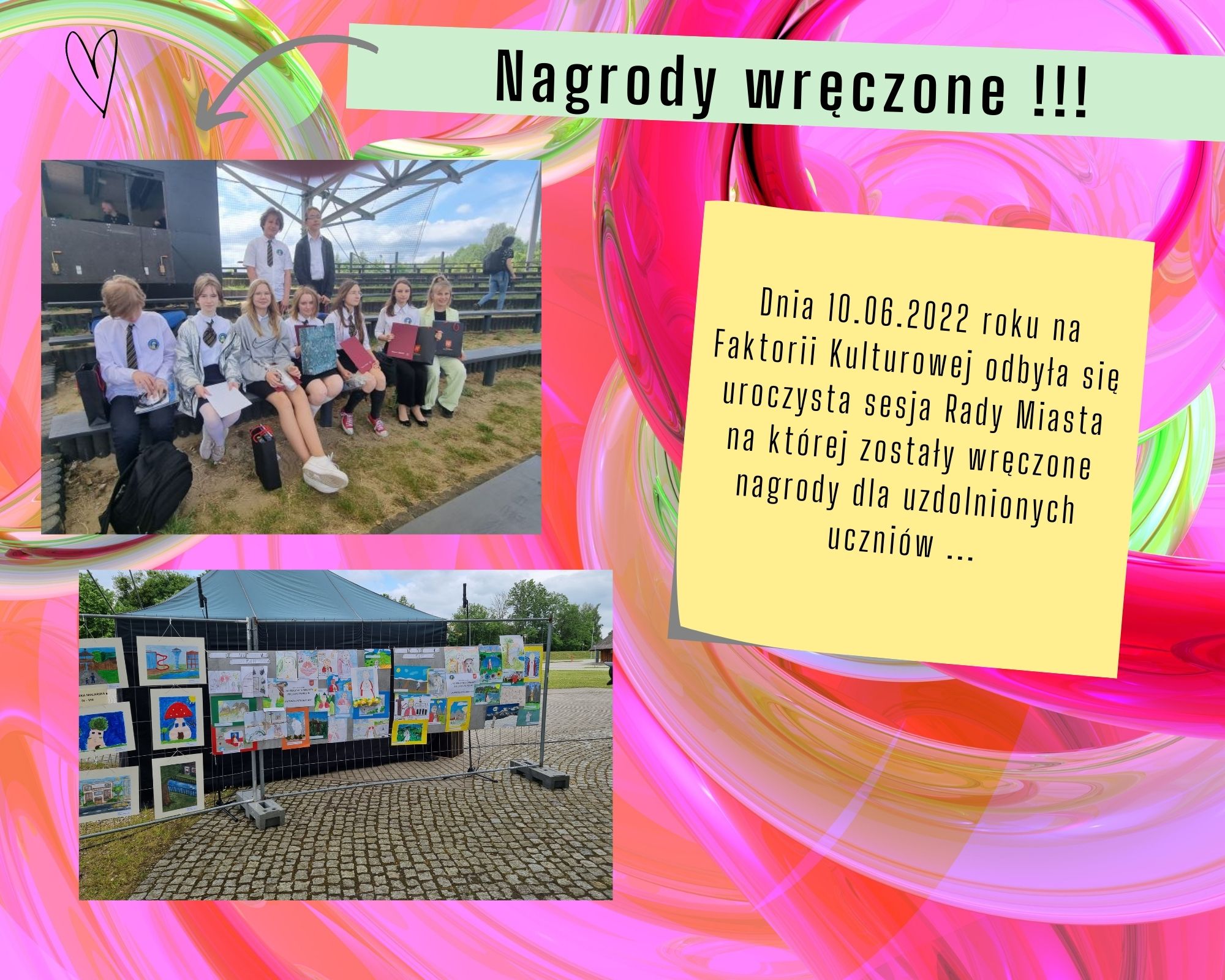 Uroczyste wręczenie nagród przez Burmistrza Miasta Pruszcz Gdański