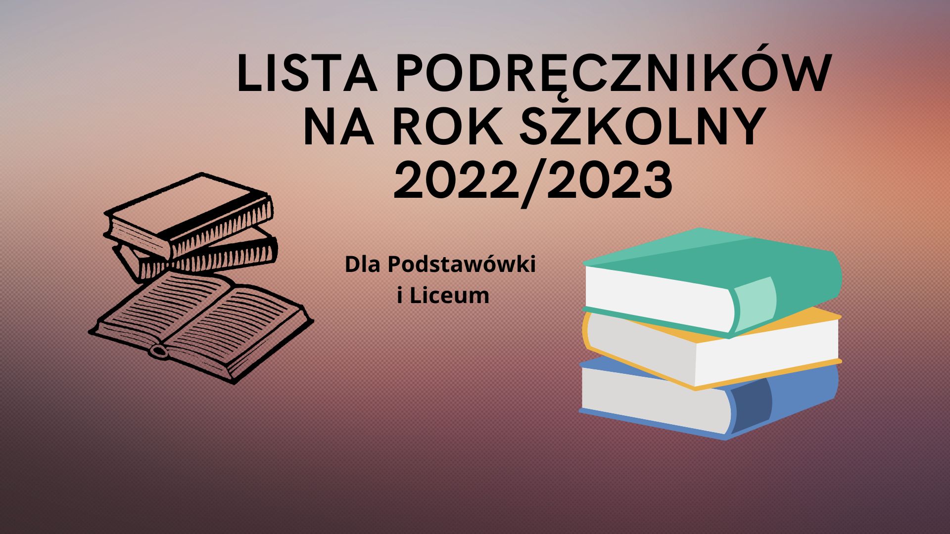 Podręczniki na rok szkolny 2022/2023