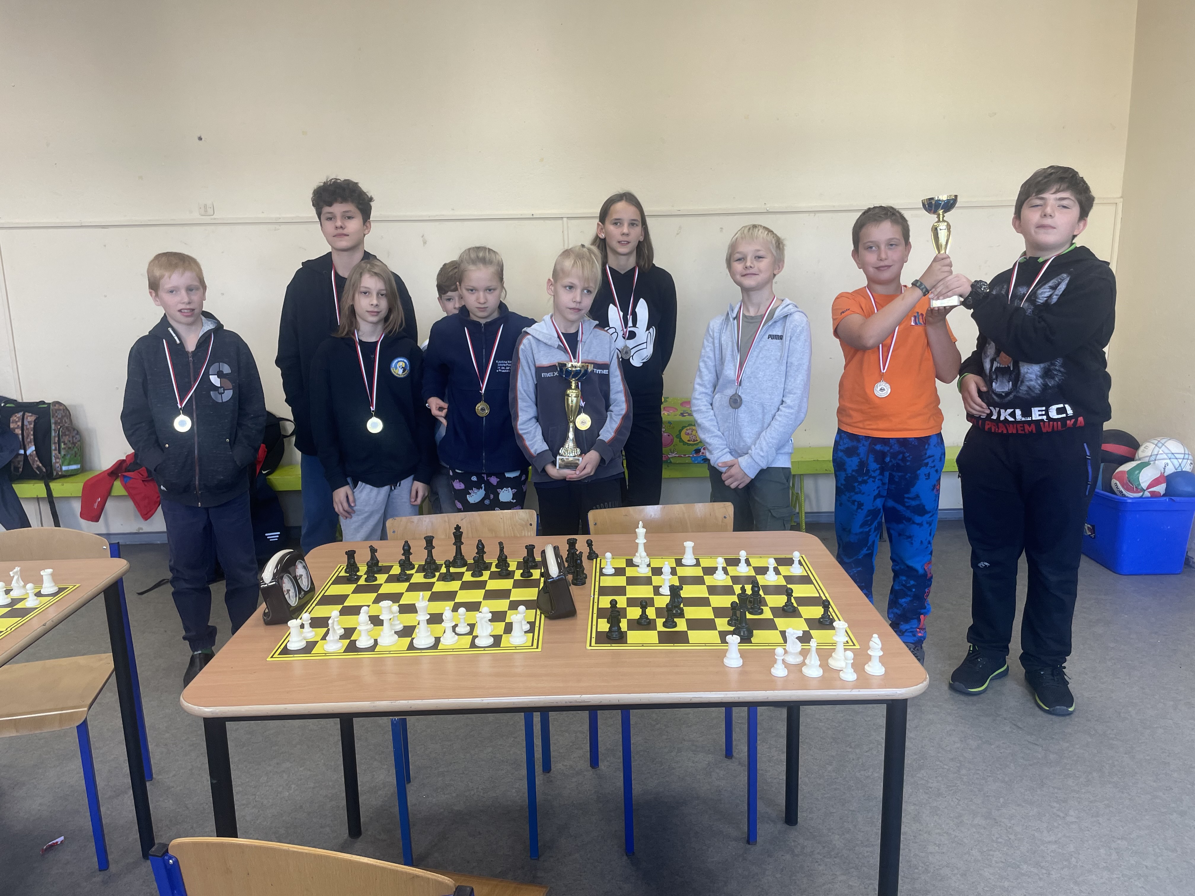 Powiatowy turniej szachów drużynowych w naszej szkole