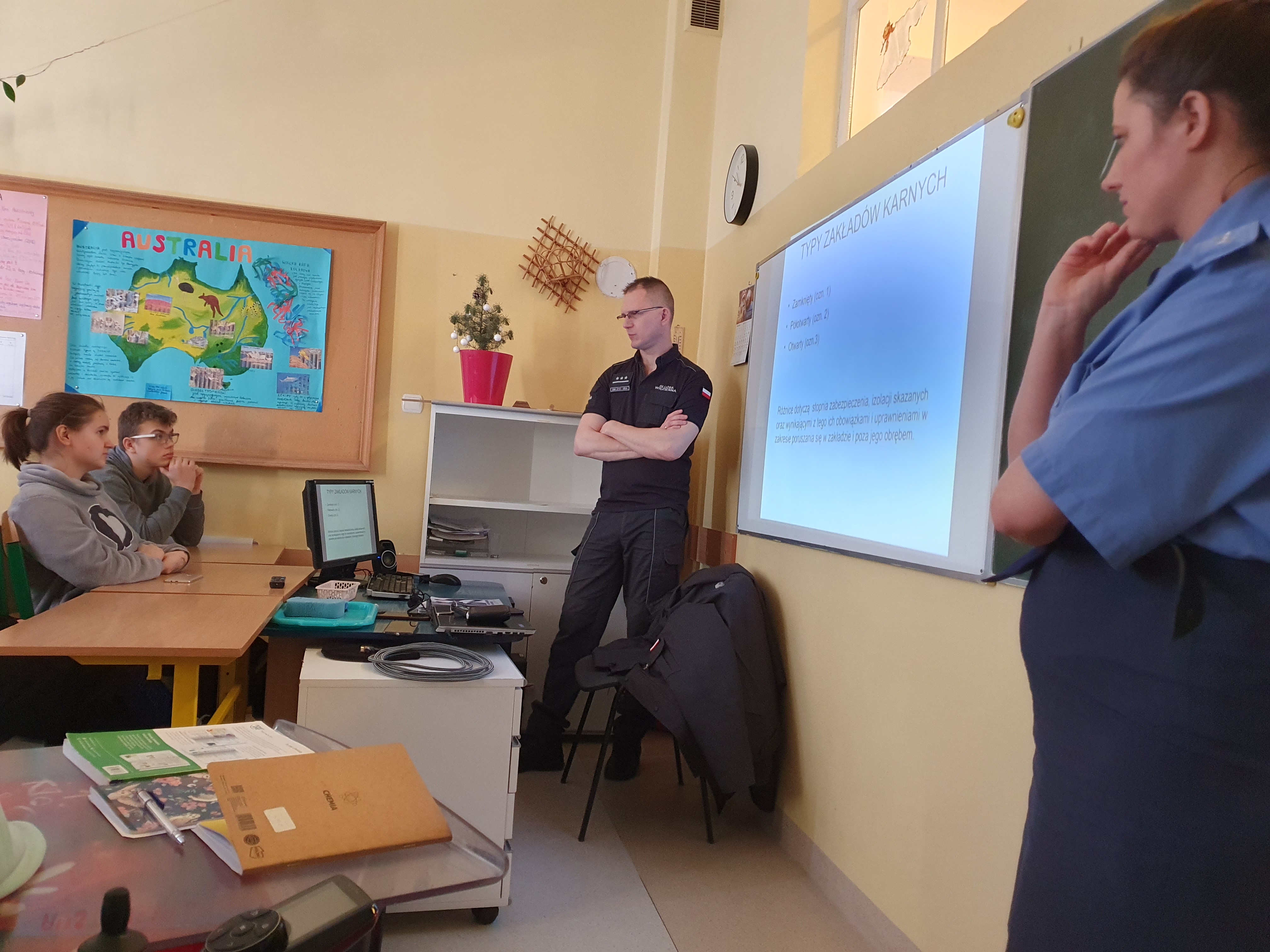 Spotkanie z funkcjonariuszami Służby Więziennej