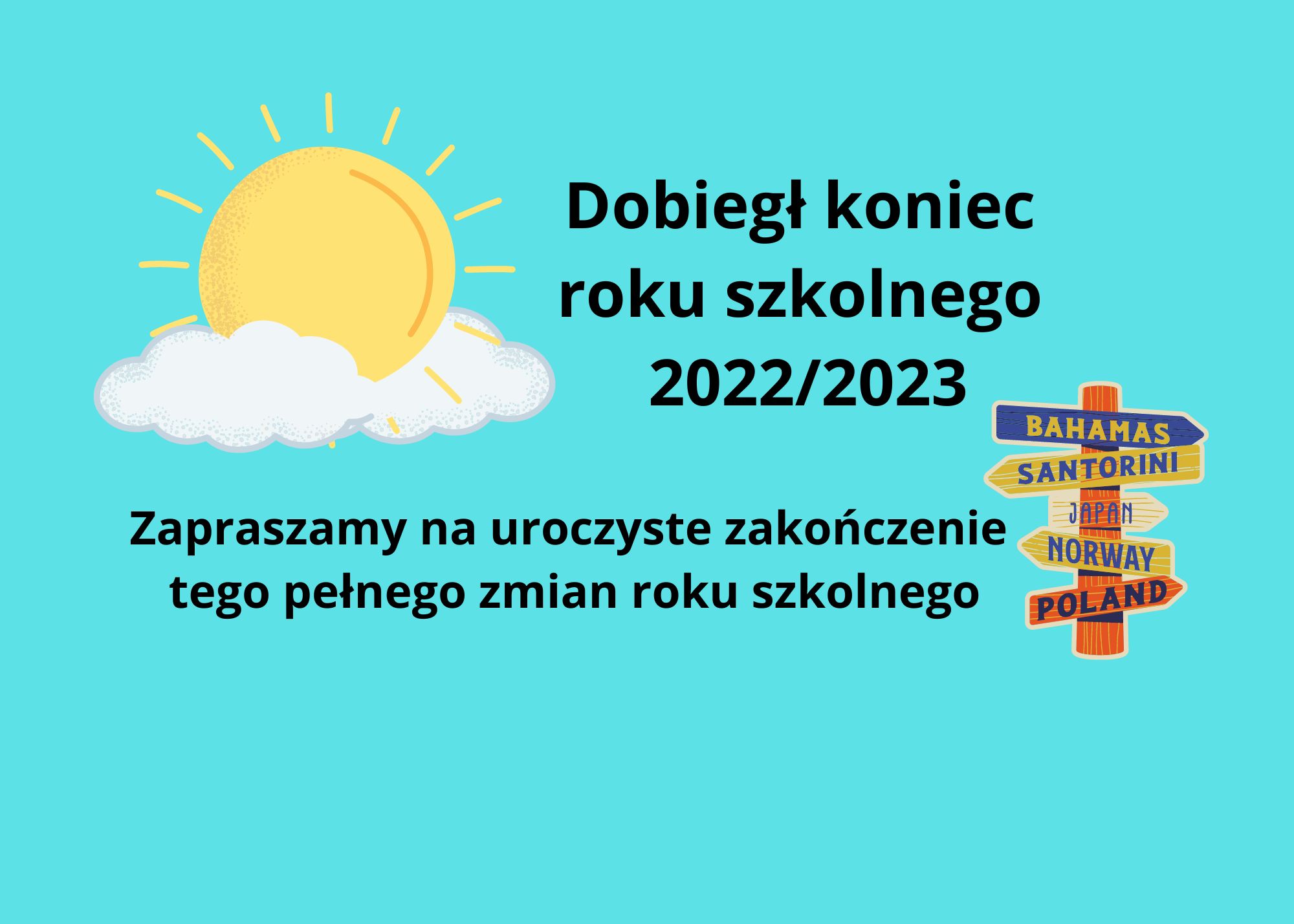 ZAKOŃCZENIE ROKU SZKOLNEGO
