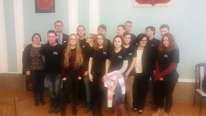 Wizyta u Burmistrza Miasta Pruszcz Gdański