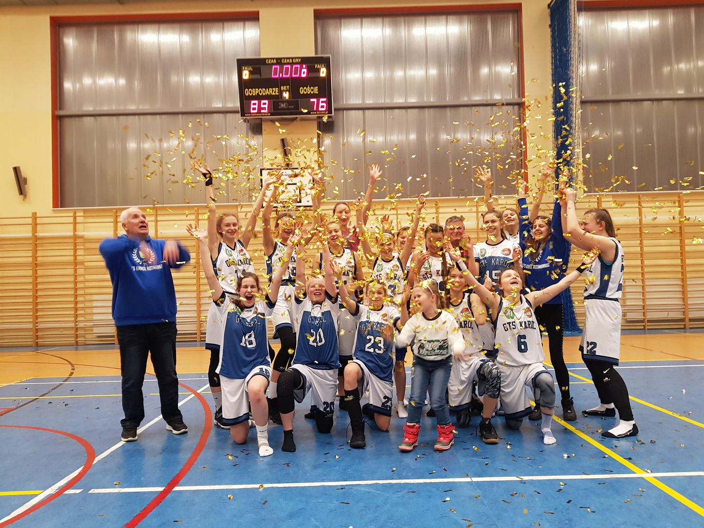 Kasia i Julka - nasze koszykarki Mistrzyniami Pomorza - po raz kolejny!