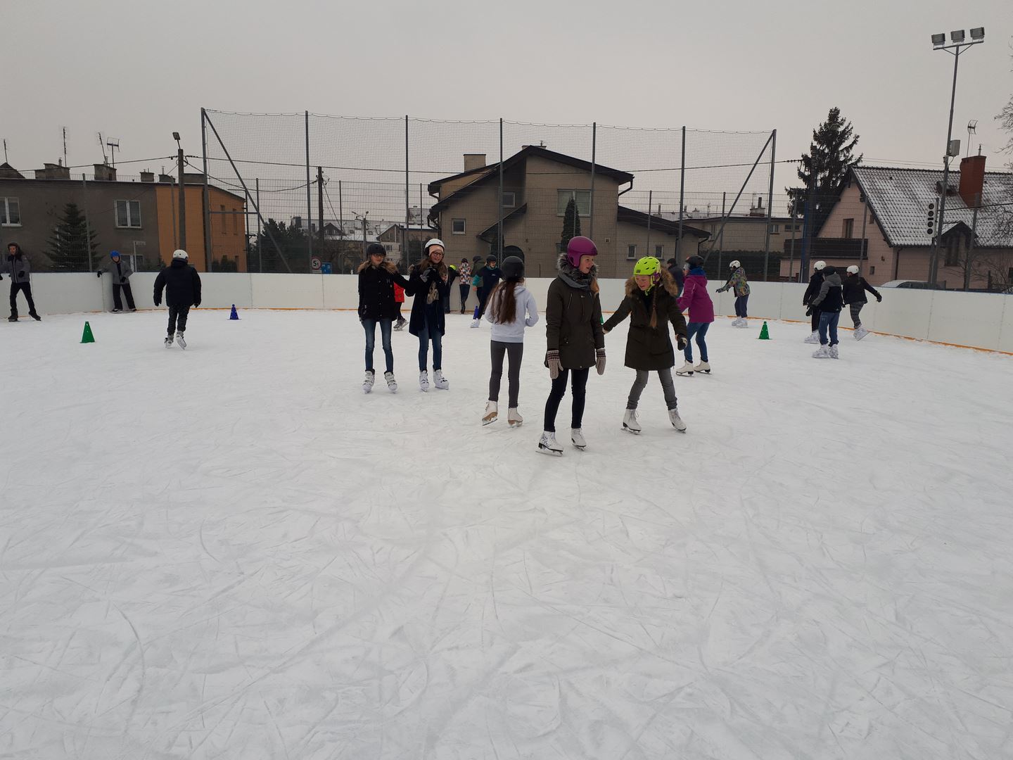 zajęcia sportowe na lodowisku