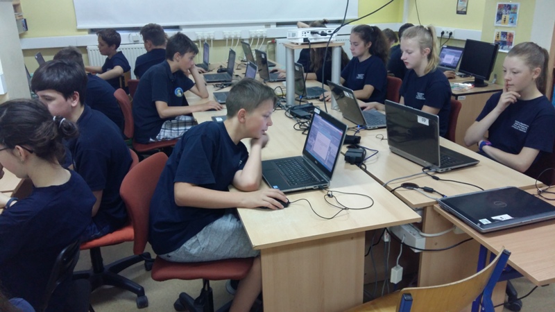 Warsztaty komputerowe w II semestrze 2017/2018 dla  klasy VI-VII SP