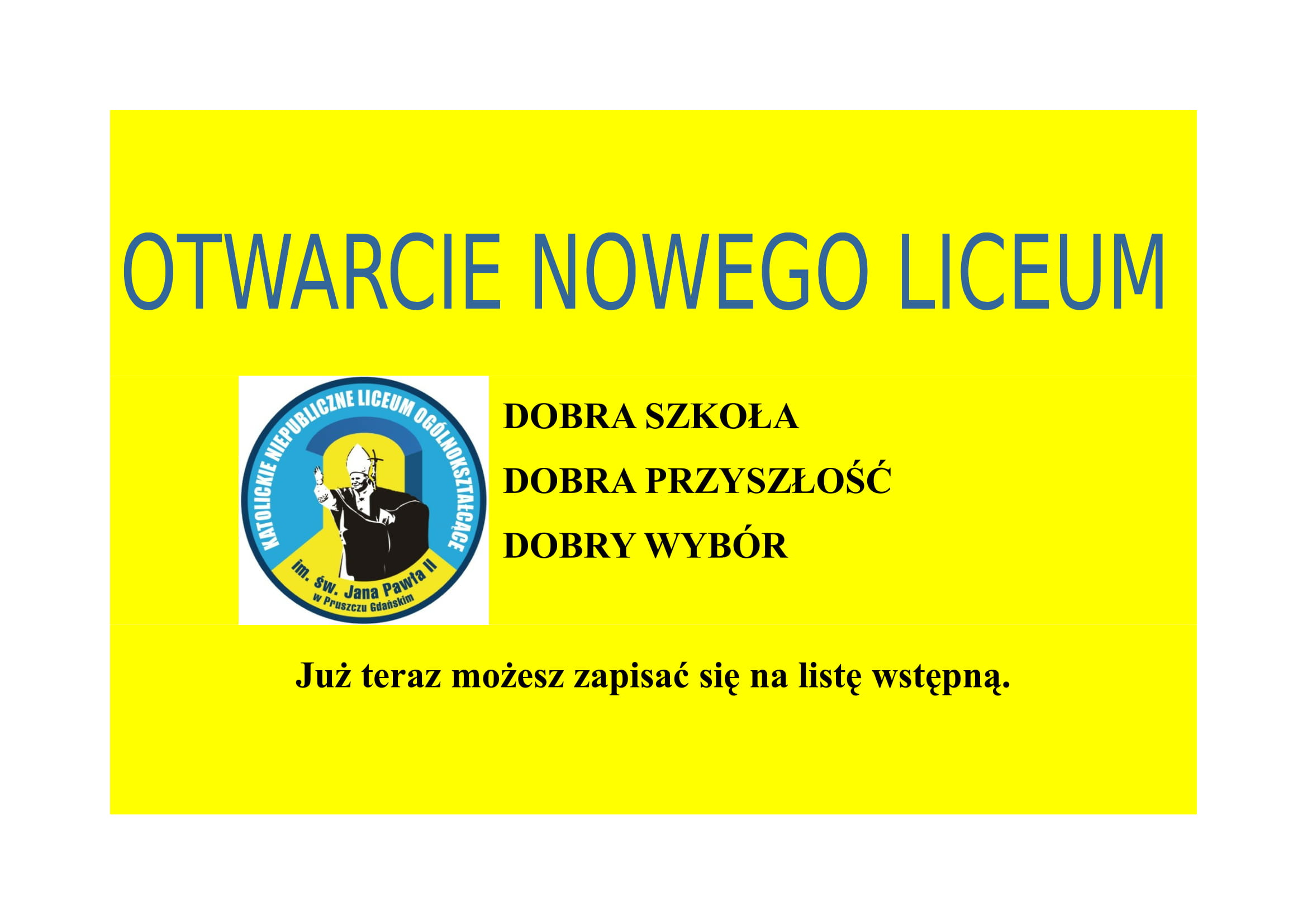OTWARCIE NOWEGO LICEUM - 1 WRZESIEŃ 2019 R.